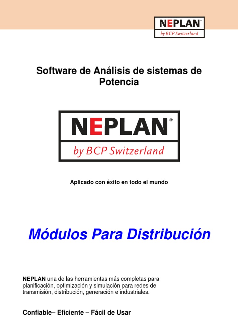 NEPLAN Módulos para Distribución | PDF