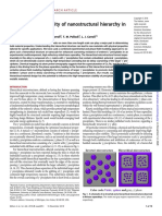 The Origin and Stability of Nanostructural Hierarchy in Crystalline Solids