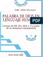 GRILLI, M. y DORMEYER, D. (2004) - Palabra de Dios en Lenguaje Humano PDF