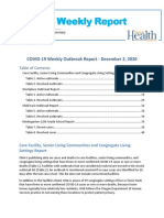 Weekly Outbreak COVID 19 Report