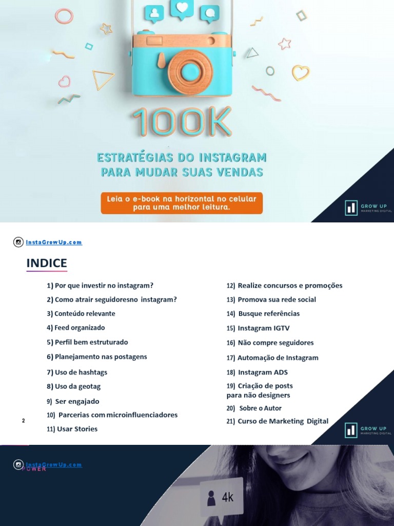 Estratégias para Alavancar Instagram | PDF | Hashtag | Facebook