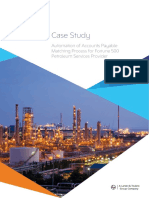 Case Study: Automation of Accounts Payable Matching Process For Fortune 500 Petroleum Services Provider
