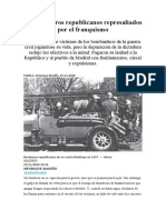 Los Bomberos Republicanos Represaliados Por El Franquismo