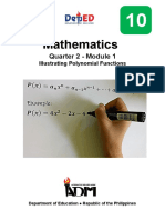 Grade10 - Module On Illustrating Polynomial Functions