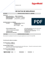 Hoja de Seguridad Aceite Movil Pegasos 805 PDF