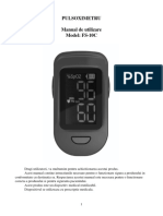 Manual Pulsoximetru FS 10c