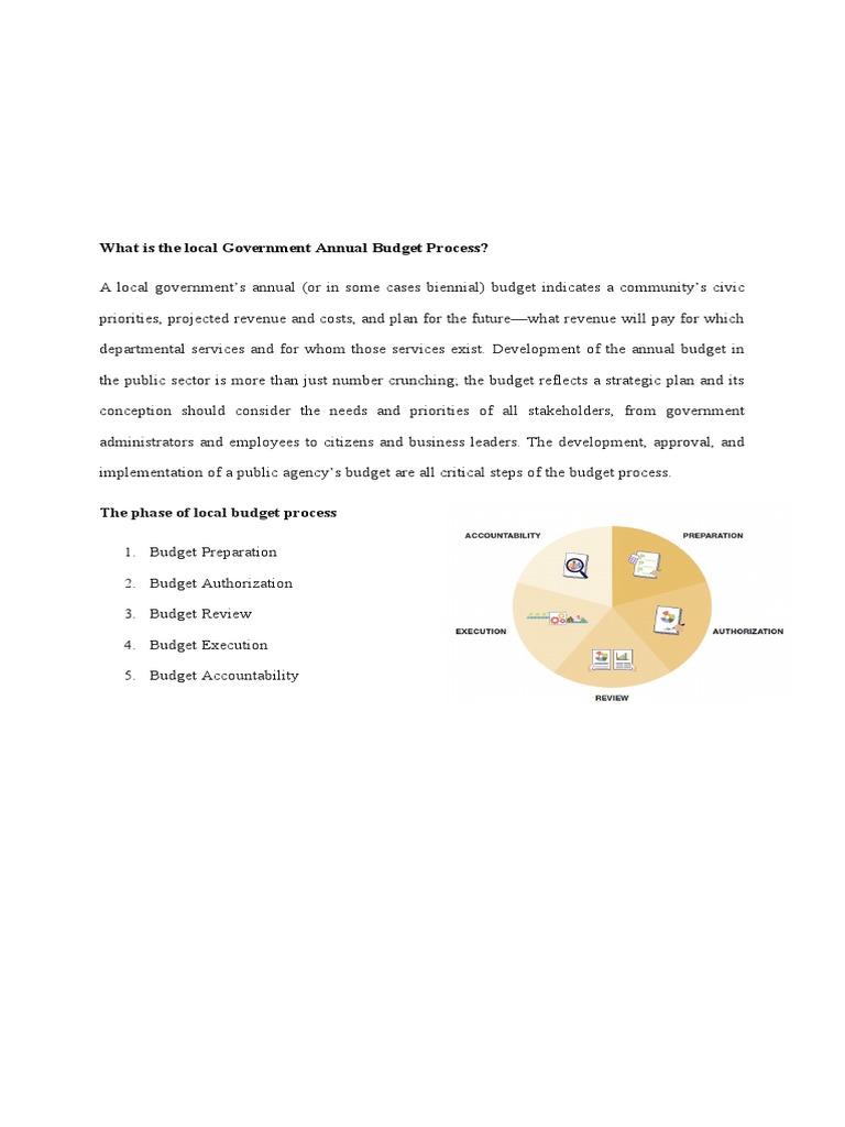 Local Government Budget Guide | PDF