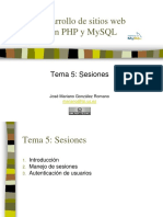 0142 PHP y Mysql Sesiones
