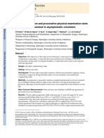 Hip Range of Motion and Provocative Physical Examination Tests