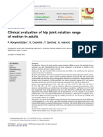 clinical evaluation of hip joint in adults