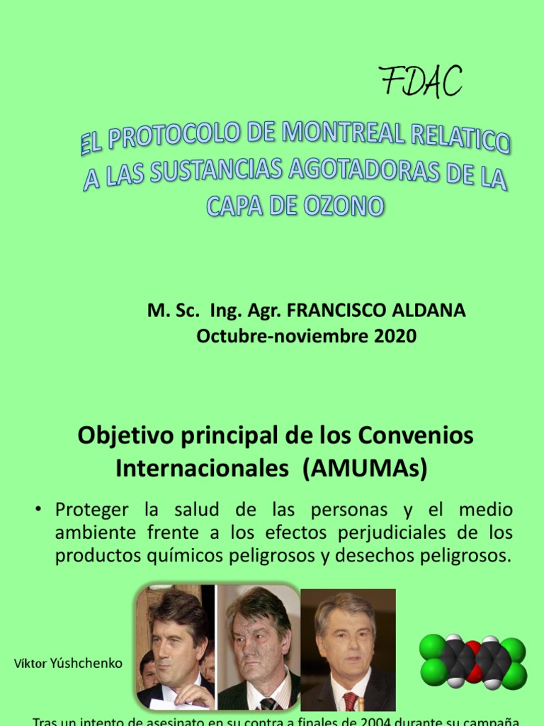 PROTOCOLO DE MONTREAL-signed | PDF | Clorofluorocarbono | Ozono