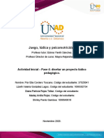 Formato 4 - Diseño de Proyecto Lúdico Pedagógico