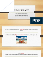 Simple Past - Written Exercise