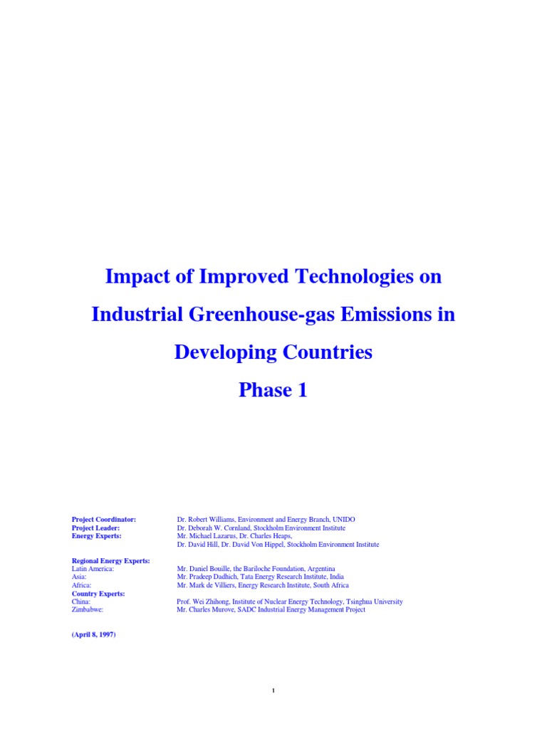 Gas Emissions Kyoto Protocol | PDF | Greenhouse Gas | Efficient Energy Use