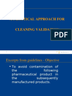 A Practical Approach For Cleaning Validation