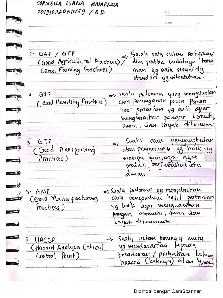 Peraturan Pangan | PDF