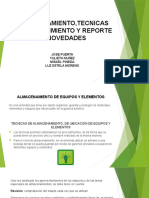 ALMACENAMIENTO TECNICAS DE MANTENIMIENTO Y REPORTE DE NOVEDADES (Autoguardado)