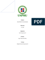 Reporte #5 de Lab Proceso, Proceso de Manufactura