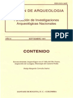 1991 Correcha Reconocimiento Arqueológico en El Valle Del Río Suaza PDF