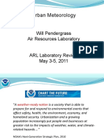 Urban Meteorology: Will Pendergrass Air Resources Laboratory