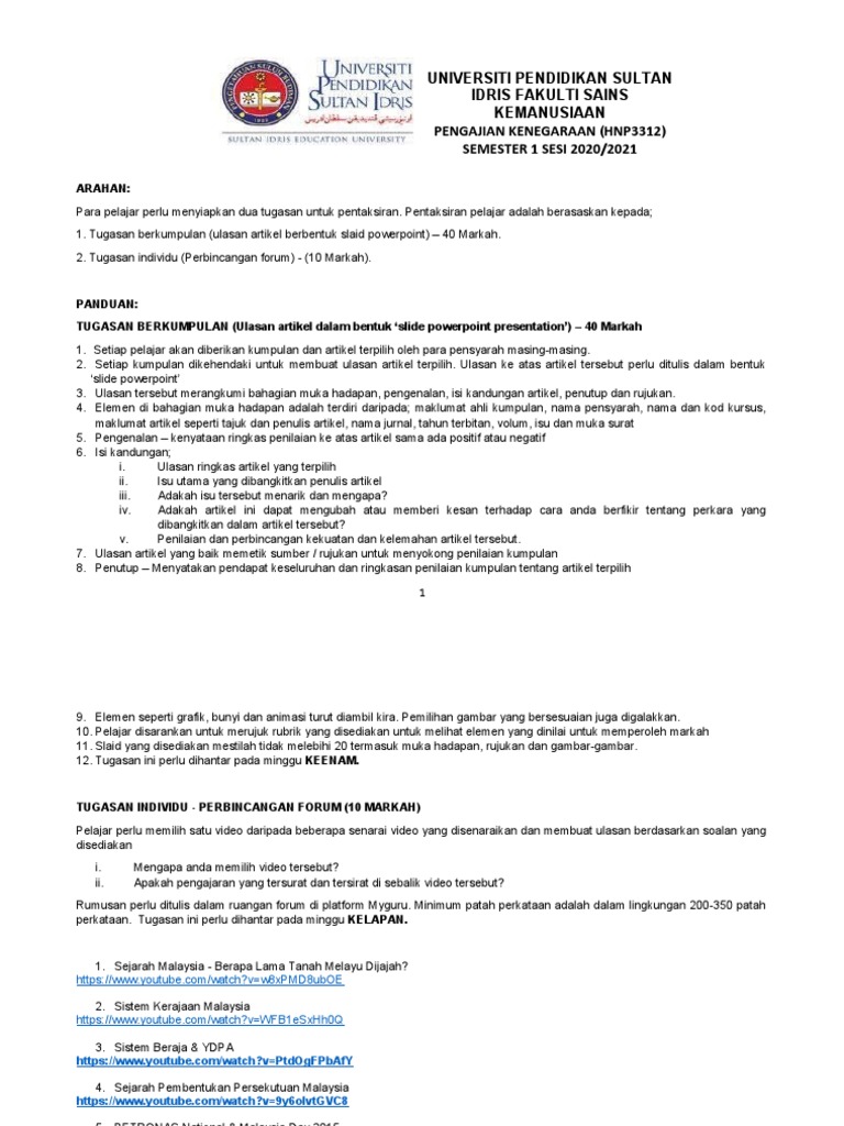 Tugasan Slaid dan Forum HNP3312 | PDF | Karier & Perkembangan | Komputer