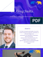 Dr. Greg Stoltz: Hands-On Therapy