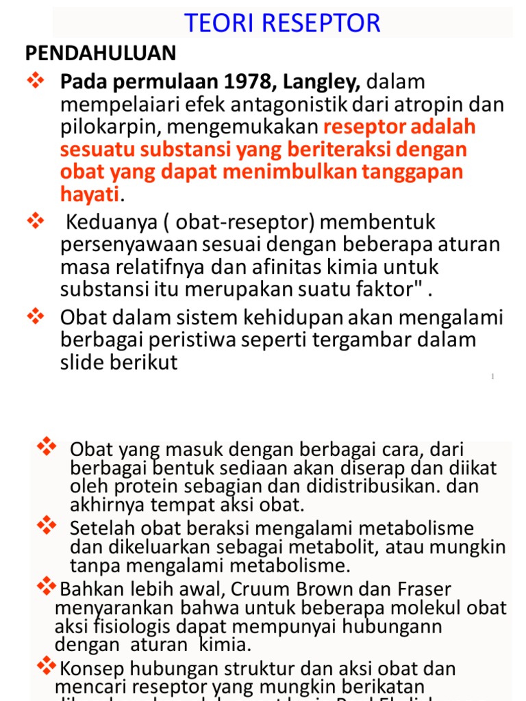 Teori Reseptor | PDF