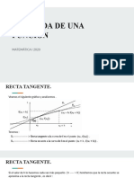 Derivada de Una Funcion-1