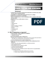 Cholinesterase Testing and Screening: Partners in Agricultural Health