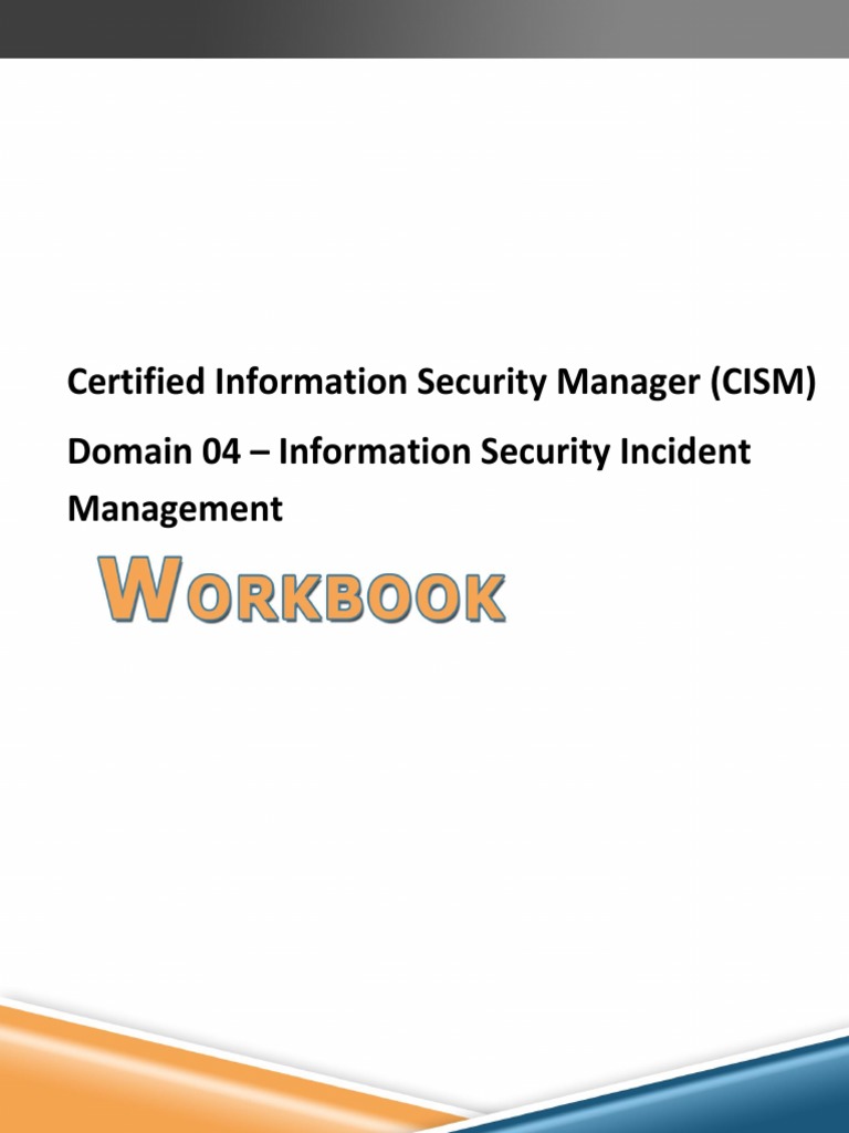 CISM Incident Management Overview | PDF | Incident Management ...