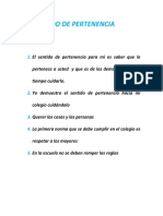 Sentido de Pertenencia PDF