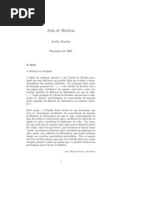 Notas sobre história de Matemática no ensino secundário