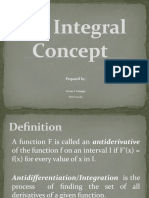 The Integral Concept: Prepared by
