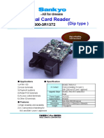 Manual Card Reader: (Dip Type)