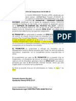 Acta Compromiso Compra Energía GAMATELO