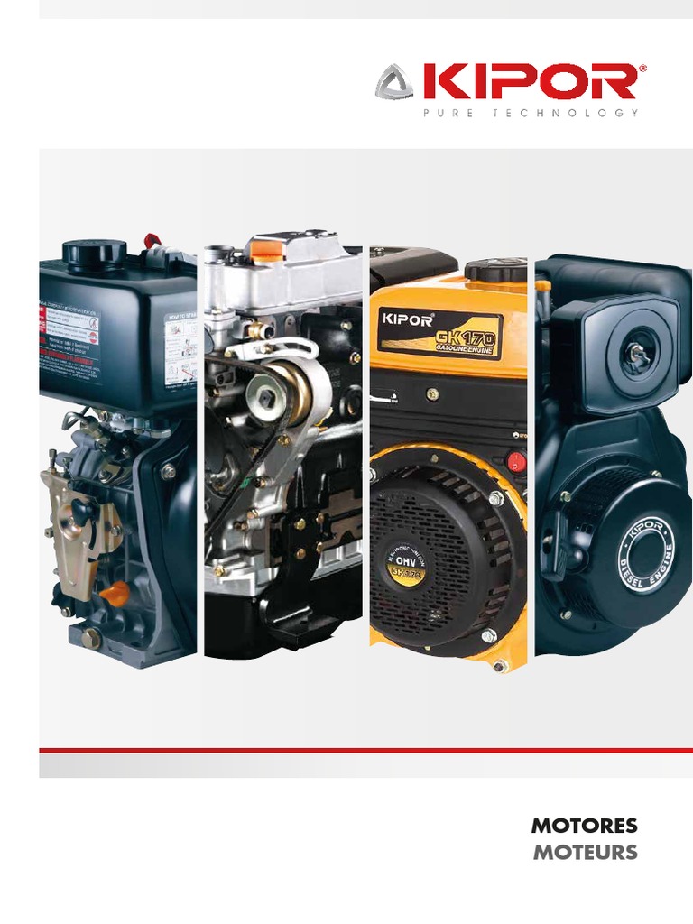 Motores Diesel KIPOR: Especificaciones y Ventajas | PDF | Inyección de ...
