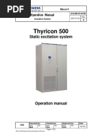 Excitation system - MarunII-Thyricon Operation manual full