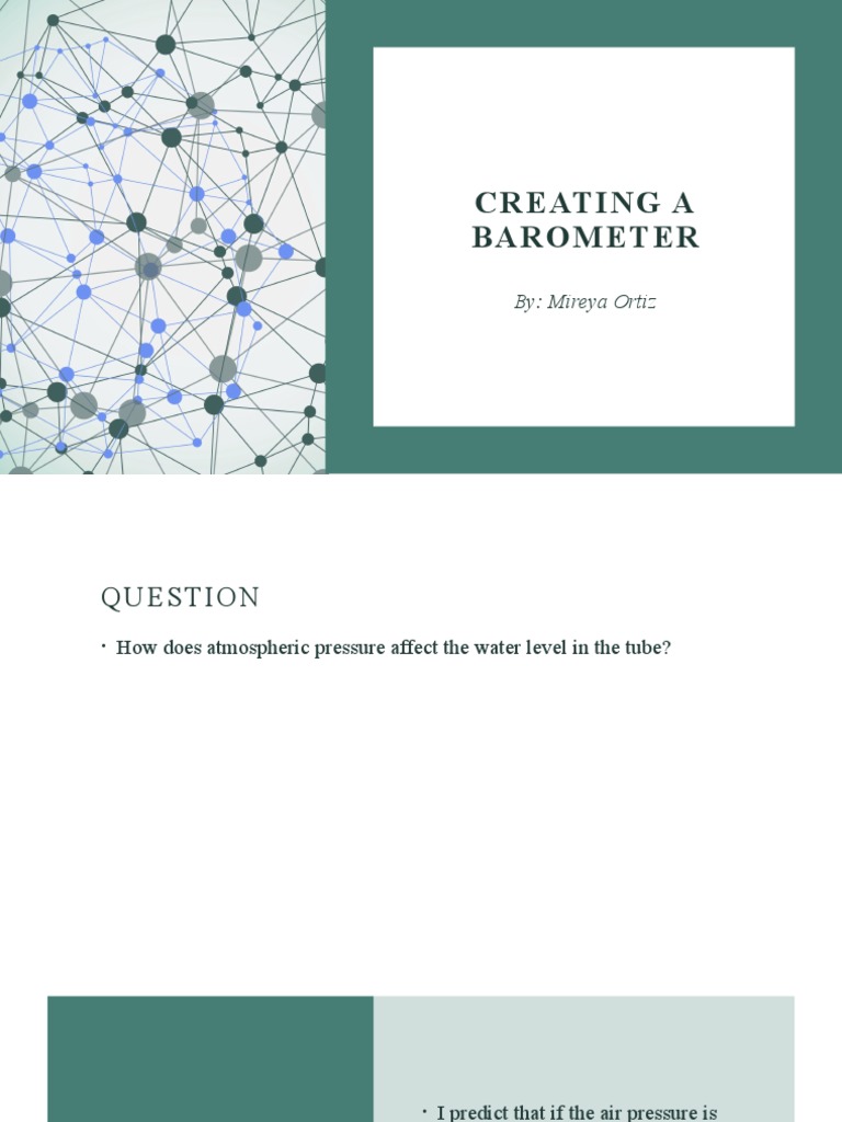 Creating A Barometer | PDF