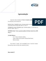 Lista 1 - Vetores - 2018-1