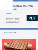 Alat Musik Gamolan Dan Rebana