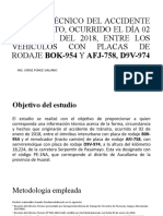 Estudio Técnico Del Accidente de Transito, Ocurrido