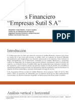 Analisis Financiero Empresa Sutil S.A