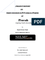 Pravah NGO MBA Summer Project
