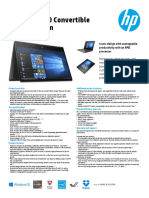 HP X360 Prestaciones