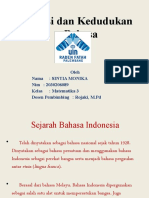 Fungsi Dan Kedudukan Bahasa Indonesia