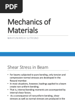 Mechanics of Materials - Shear Stress in Beam PDF