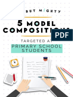 Primary school student model compositions