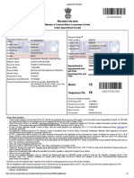 Appointment Reciept - Sourabh PDF