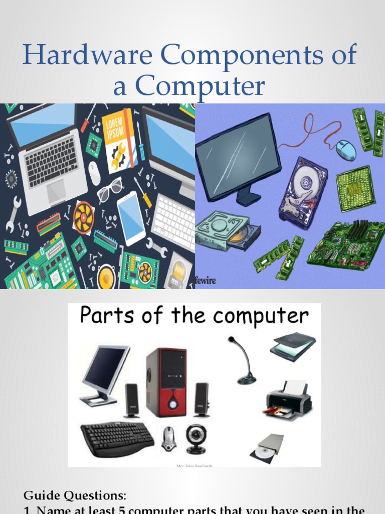 Key Hardware Components of Computers | PDF | Computers