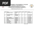 Sri Ramakrishna Engineering College: Computer Maintenance Cell